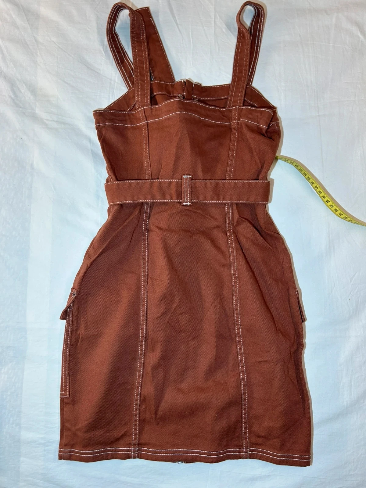 Bruine denim jurk divided h&m – photo 10